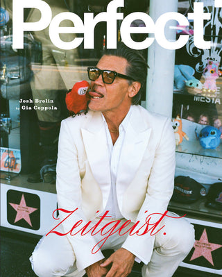 PERFECT Issue 11 cover, Josh Brolin by Gia Coppola wearing L'Écurie Paris Victor sunglasses