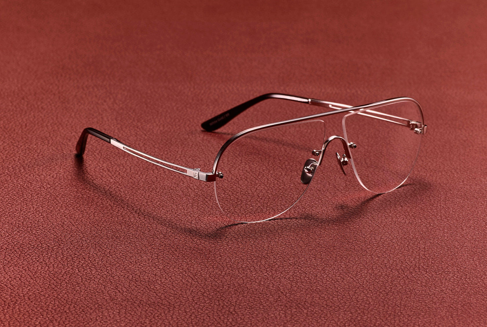 Leo 14K White Gold Optical Frames | L'Ecurie Paris