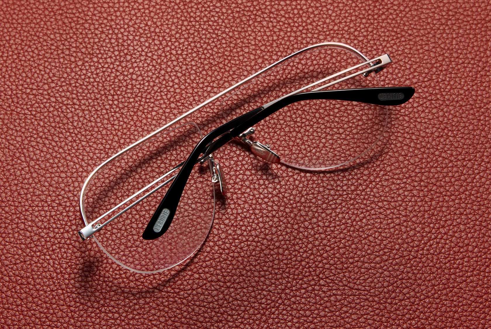 Leo 14K White Gold Optical Frames | L'Ecurie Paris
