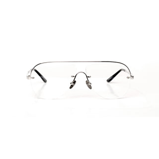 LEO OPTICAL - Titanium Frame 14K white plated Gold