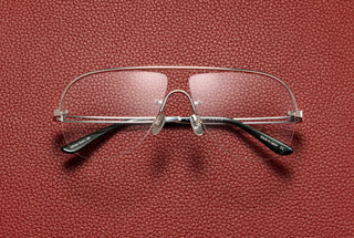 14K white plated Gold Leo Optical