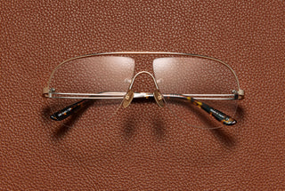 18K plated Gold Leo Optical