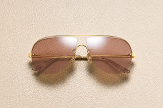 Leo 24K Rosé Sunglasses | 24K Gold Plated Titanium | Inui Lens – Rosé | L'Écurie Paris
