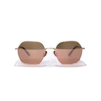 Titanium 18K Yellow plated Gold / Brown Gradient Lens