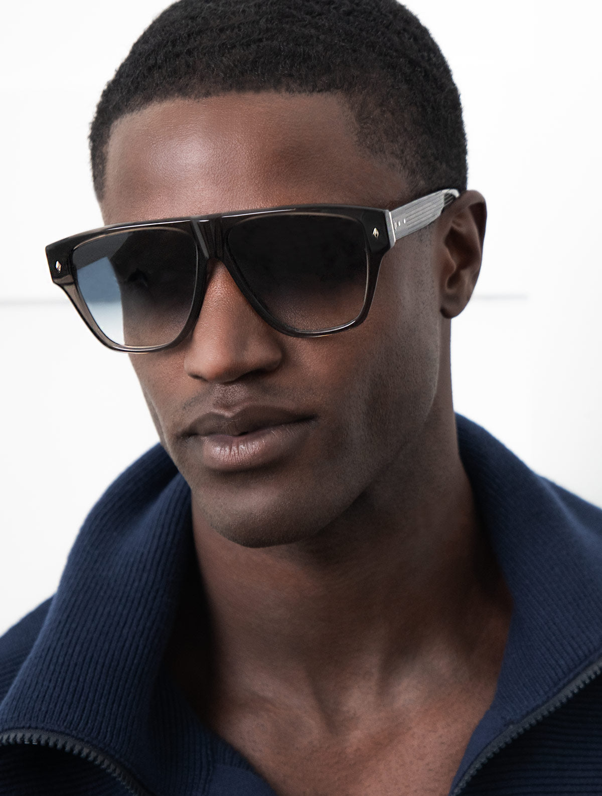 LISSA Amber Yellow Lens Titanium Sunglasses – L'Écurie Paris