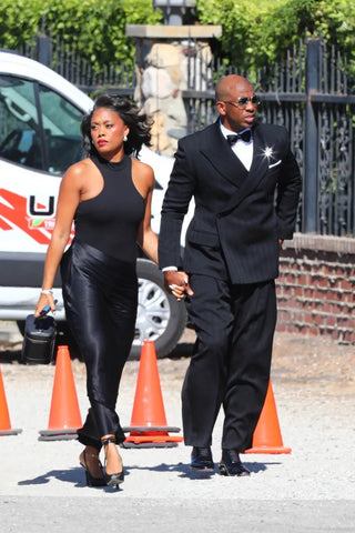 Chris Paul wearing L'Écurie Paris Alexis sunglasses at Jordyn Woods and Karl-Anthony Towns' wedding