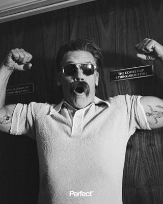 Josh Brolin in L'Écurie Paris Paname sunglasses, PERFECT Issue 11 by Gia Coppola